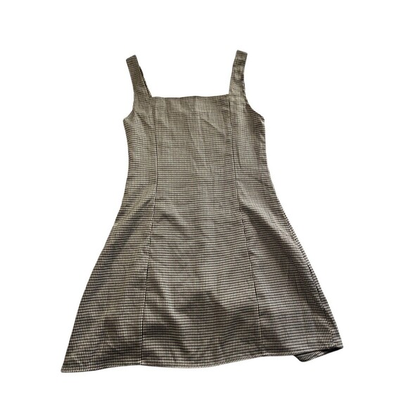 Cider Houndstooth Square Neck Twee Dress Size Xs - Picture 3 of 6